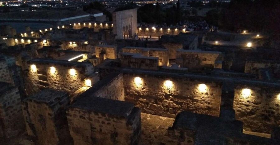 Cordoba: Medina Azahara by Night - Medina Azahara at Night: What the Illumination Changes