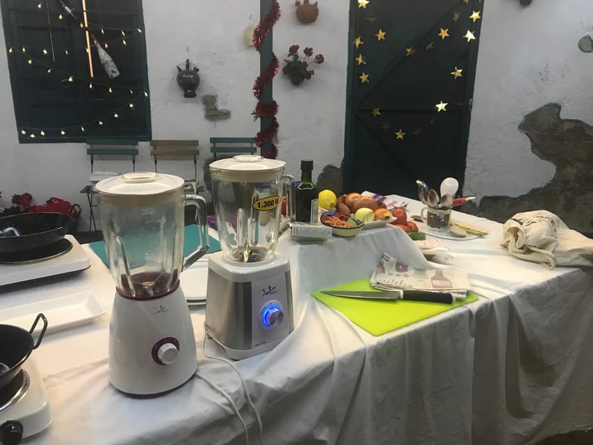 Local cooking class in Cordoba. Hands on: Salmorejo - The wine and conversation part (and why it’s not just extra)